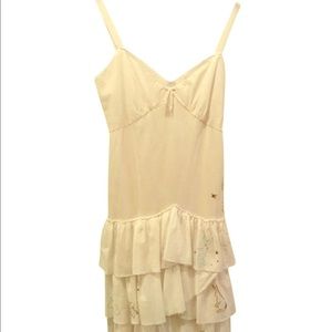 Rebecca Taylor Mid-Length White Embroidered Dress